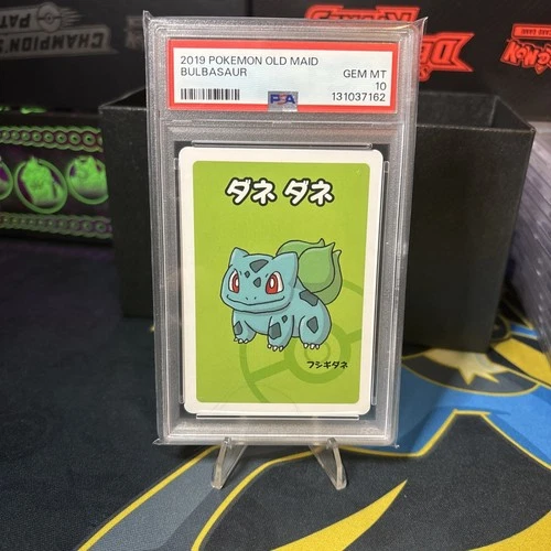 Pokemon Card PSA 10 Bulbasaur Old Maid Game  Japanese 2019