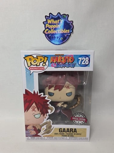 Funko Pop! Animation: Naruto Shippuden Metallic Gaara Exclusive #728 W Protector