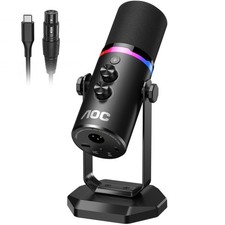 Dynamic USB/XLR Microphone for Gaming, Streaming, Podcasting, and Recording