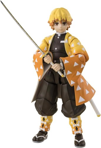In magazzino Bandai S.H. Figuarts SHF Figure Agatsuma (Demon Slayer: Kimetsu ... - Foto 3 di 8