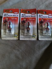 NEW Zilla Mini Halogen Bulb Night Red 50W  25W 3 Packs Reptile Lights