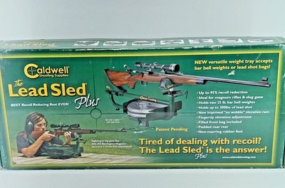 Caldwell Lead Sled Plus Shooting Bench Support Recoil Reducing New-