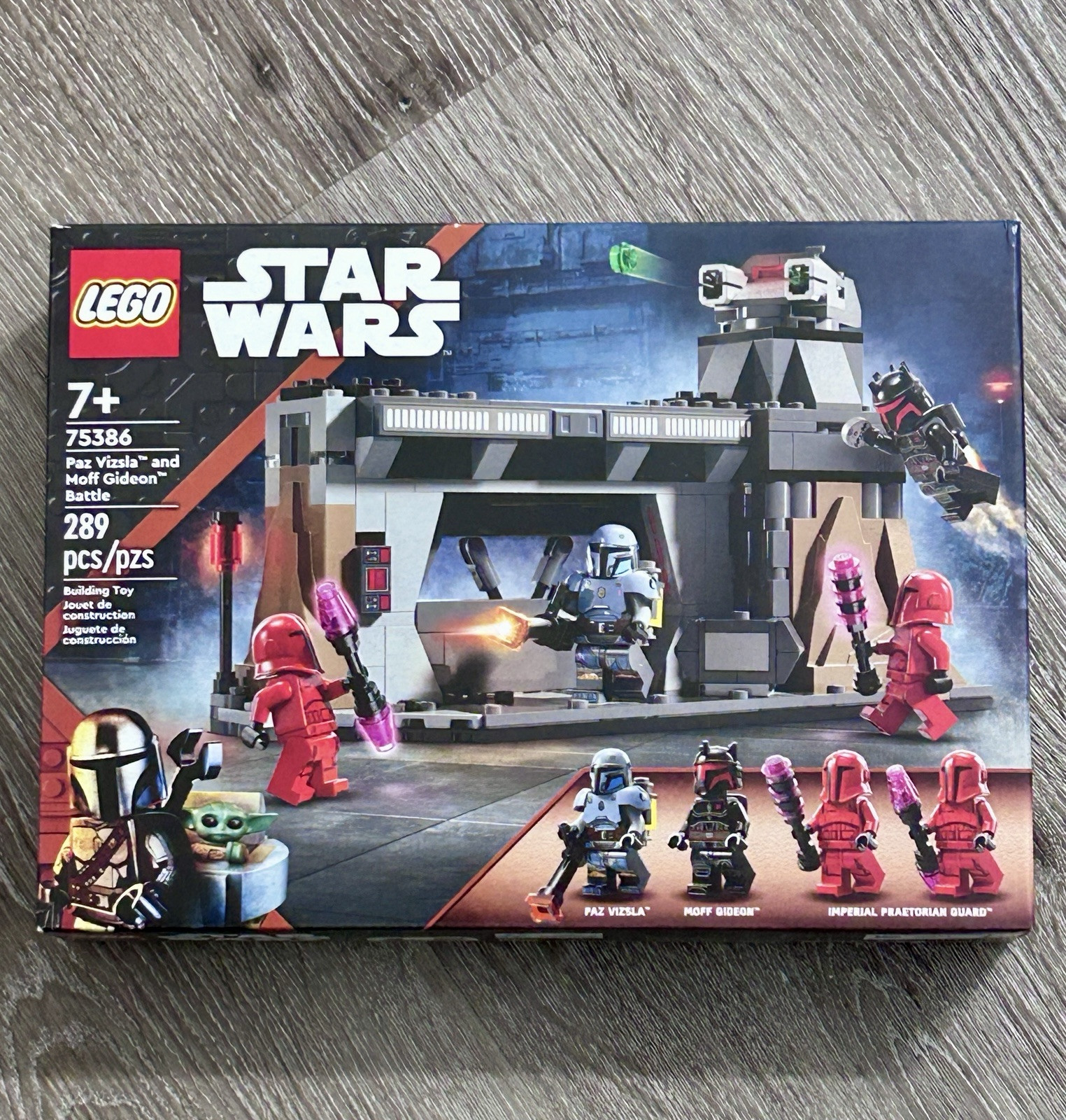 LEGO Star Wars Paz Vizsla and Moff Gideon Battle Mandalorian 75386
