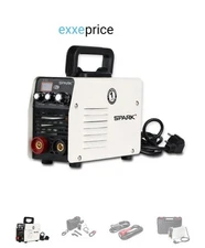 Electrode Continuous Wire Welding Machine with Spark Case - White Complete Kit