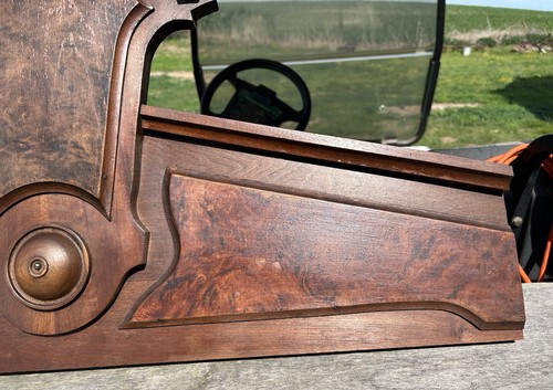 ANTIKE VIKTORIANISCHE MÖBELAUFLAGE AUS NUSSBAUM, MÖBELGIEBEL 35 ZOLL WEIT SCHÖN - Bild 5 von 9