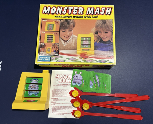 Vintage 1987 Parker Brothers Monster Mash Spiel komplett