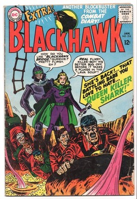 Blackhawk #216 (1966) Low grade water damage