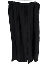 A New Day Pants Womens Size 3X Black Solid Ra...