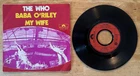 45 FRENCH 7" SP THE WHO BABA O'RILEY