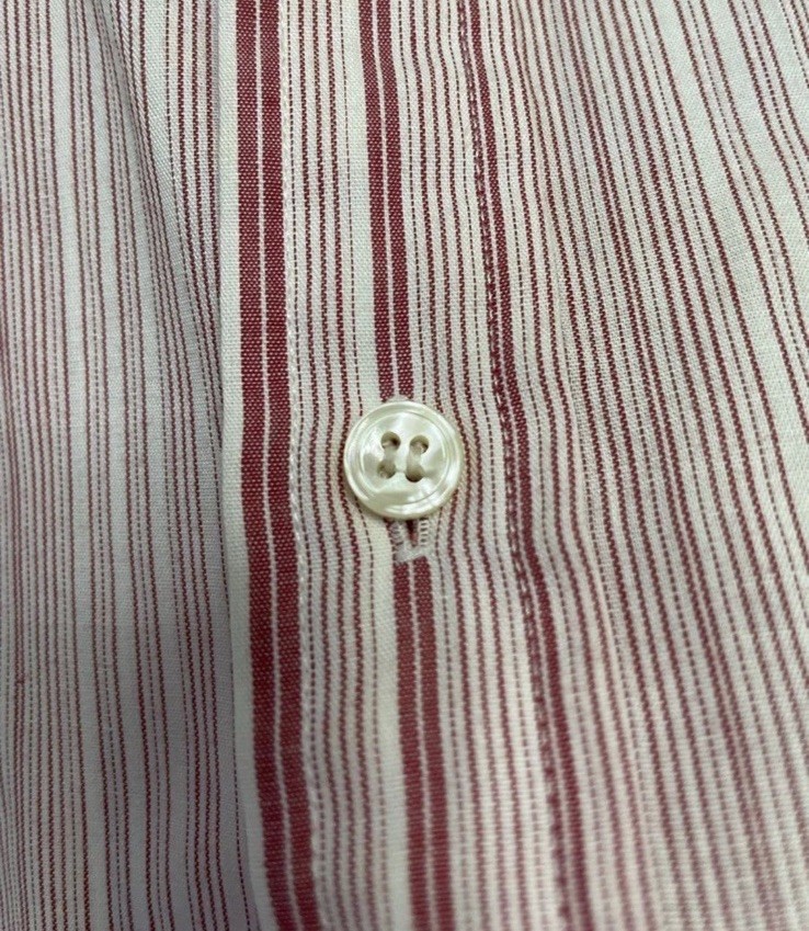 Camicia elegante rossa AUTENTICATA Yves Saint Laurent Uomo taglia 15 5 32 33