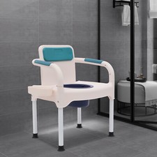 Bedside Commodes Chair Toilet Chair Commode Toilet W/Armrests Home