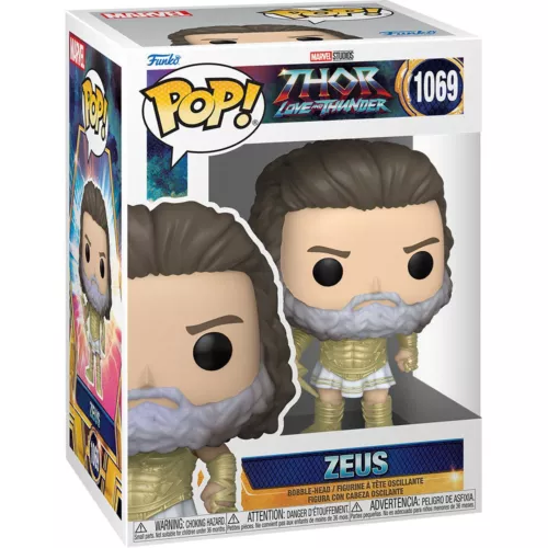Funko Pop Thor: Love and Thunder Zeus 1069 Marvel Studios Movie Vinyl Figure