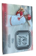 Joe Morgan 2021 Topps Commemorative 70th Anniversary LOGO PATCH Reds Baseball ⚾️