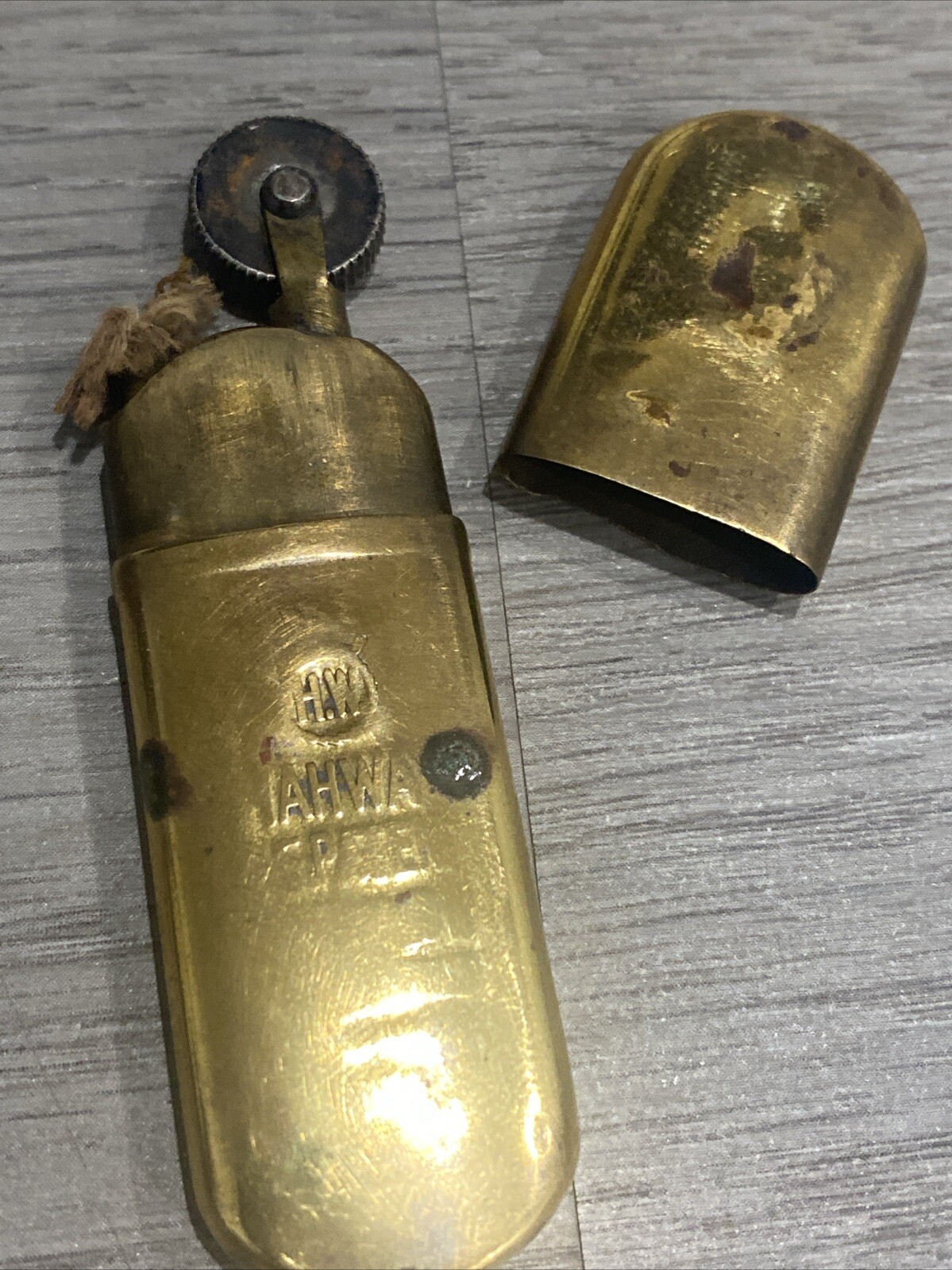 Vintage Hahway Brass  Lighter