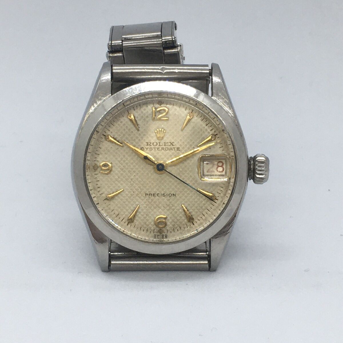 1953 ROLEX Oyster Date Precision 6266 Brevet Riveted 1953 ROLEX Oyster Date Precision 6266 Brevet Riveted