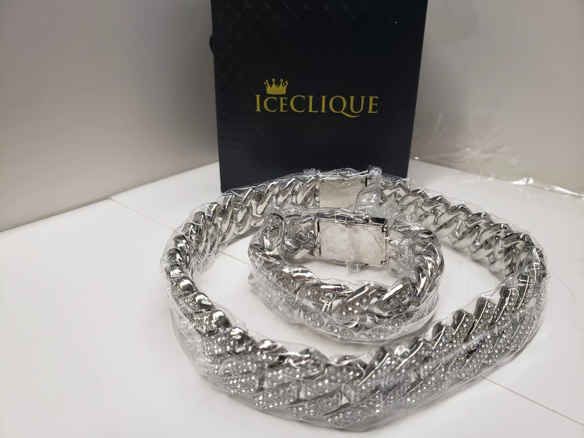 IceClique 20mm Prong Chain Prong Bracelet Bundle eBay