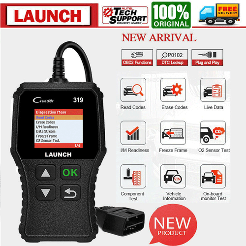 LAUNCH Auto Diagnostic Tool EOBD OBD2 Scanner Check Engine Car Fault Code Reader