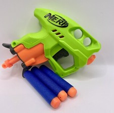 Nerf N-Strike NanoFire green Nerf Gun Toy With 3 Darts