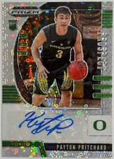 Payton Pritchard 2020 Prizm Draft Picks Prospect Fast Break Rookie Auto Card #1