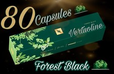 80 Nespresso Vertuo Line VL Capsules Variations Forest Black Limited Edition