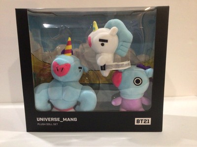 BT21 UNIVERSE MANG PLUSH DOLL SET NEW IN BOX US SELLER | eBay