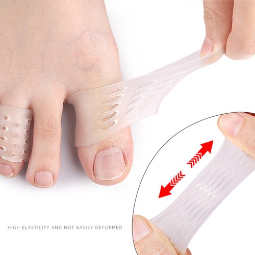Silicone Toe Caps Breathable Big Toe Protector Prevents Blisters Size Large 2pc~ - Picture 7 of 26