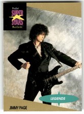 1991 Pro Set SuperStars MusiCards #17a Jimmy Page