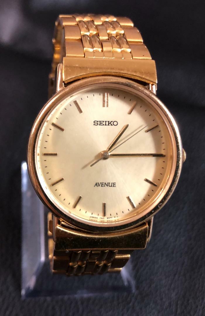 Seiko QZ Japan Quartz Mens Watch Authentic Working | eBay