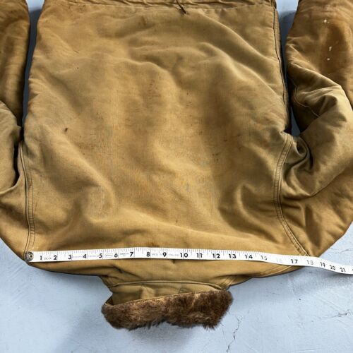 VTG WWII US NAVY USN N1 Deck Jacket Sz 38 Alpaca Stencil Work Coat Rare WW2 - Picture 23 of 24