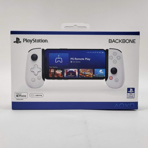 Backbone One Lightning Controller White BB-02-W-S V4 Apple iPhone PS4 / PS5