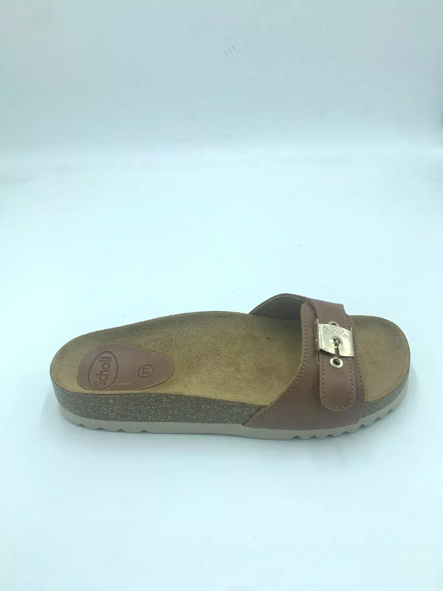 Scholl Pantoufle Femme NINA Lumi re Brun