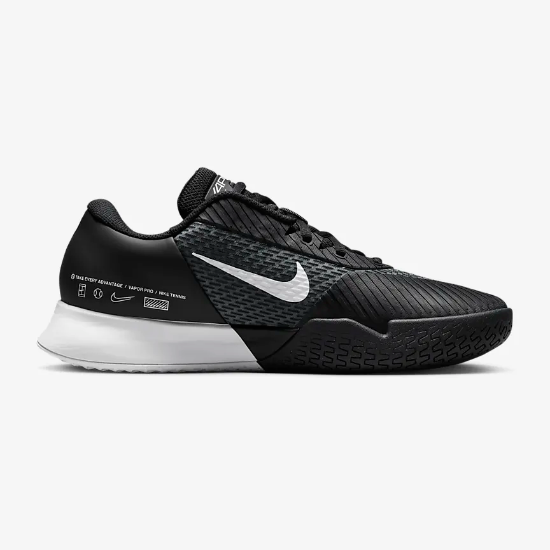 Nike Court Air Zoom Vapor Pro 2 Tennis Shoes 'Black/White' (DR6191
