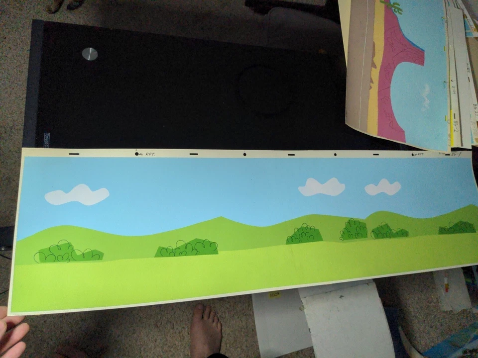 HANNA-BARBERA Animation Cels Backgrounds FLEISCHER STUDIOS 50's-70 Cartoons X2 - Image 2 of 4