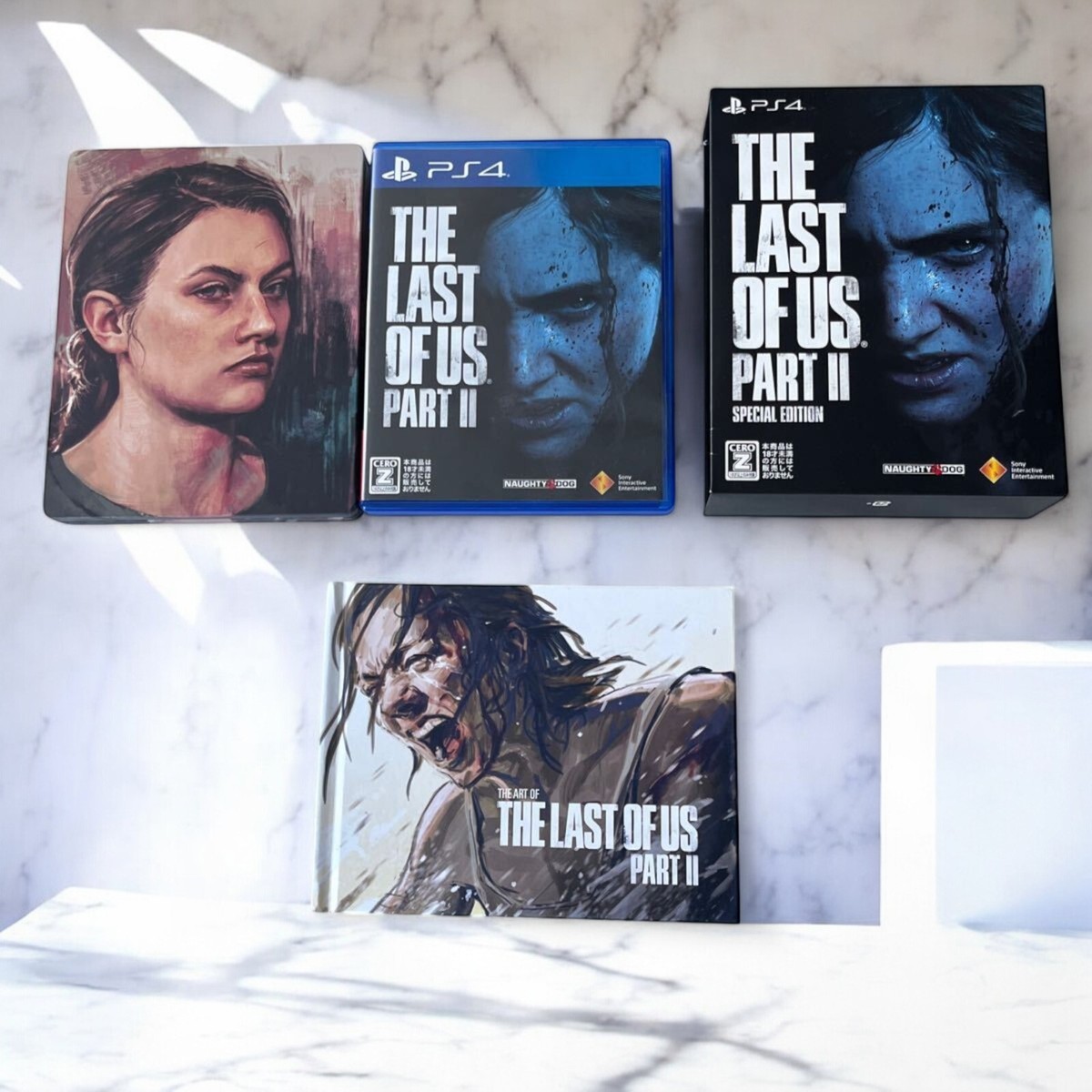 PS4 THE LAST OF US PART II Special Edition Game Steel book Art