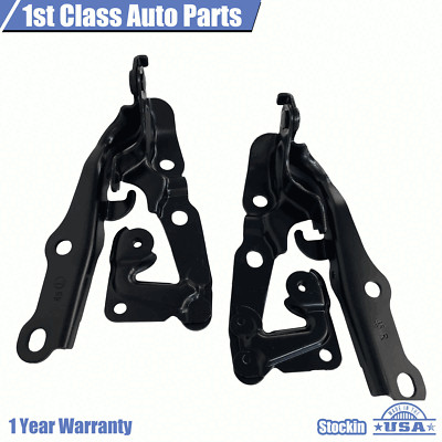 Hood Hinges Driver & Passenger Side Right Left Set Of 2 For 07-11 Toyota Camry