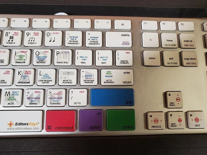 Editors Keys EK-KB-LOGX-M89-US Apple Wired Shortcut Keyboard for Logic Pro X - Image 3 of 4