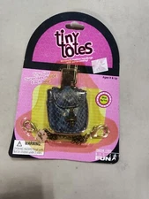 Vintage 2002 Tiny Totes Mini Purse Blue By-You NOS- Rare B51 #2