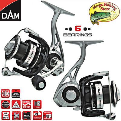 DAM Quick ALUX 2000 FD Spinrolle - Spin Rolle Angelrolle Stationärrolle - SALE