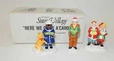Dept 56 Christmas The Original Snow Village Here We Come a Caroling Set 3 MIB