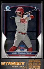 2023 Bowman BCP-89 Nikau Pouaka-Grego Chrome Prospects Philadelphia Phillies
