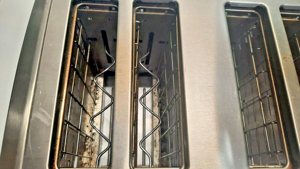 Waring Pro Toaster Model WT400 Professional Grade 4 slice Stainless