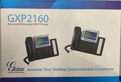 Grandstream GXP2160 Enterprise HD 6 Line VoIP Phone - Black