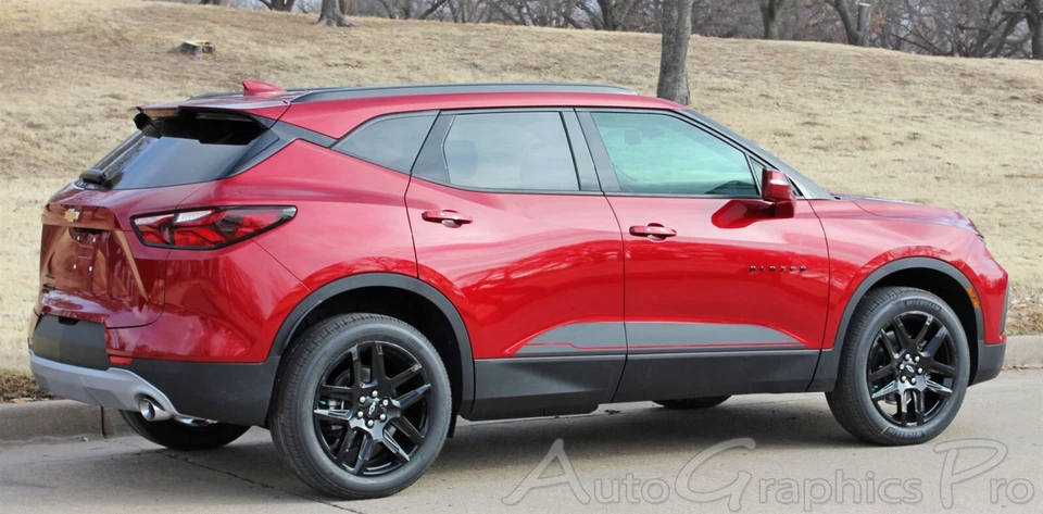 2019-2024 Chevy Blazer Body Side Decals BLAZE Rocker Stripes 3M Vinyl Graphics - Image 4 of 4