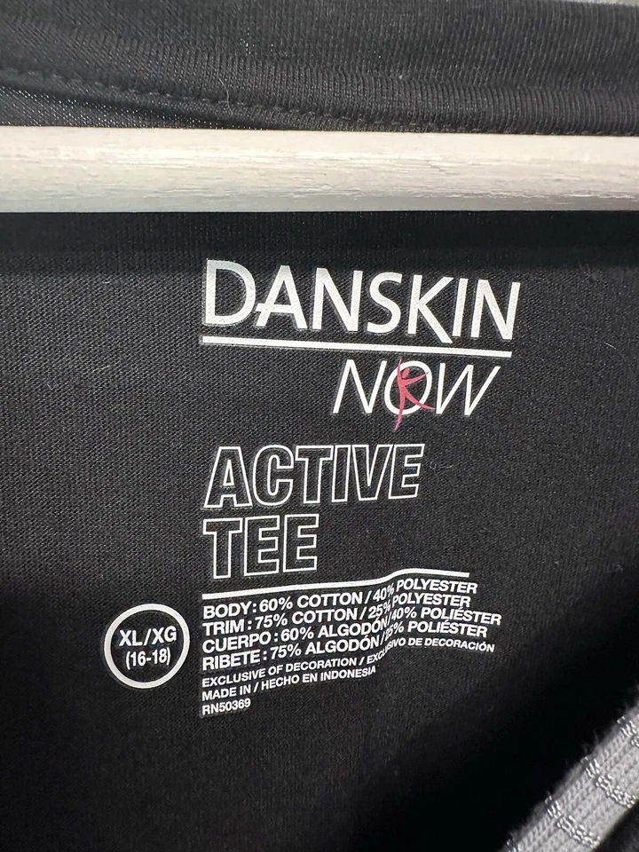 Camiseta deportiva Danskin Now manga larga activa mangas térmicas negra rica gris XL Foto 2 de 4