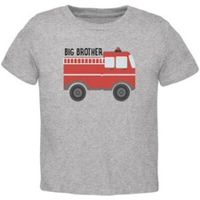 Big Brother Fire Truck Toddler T Shirt