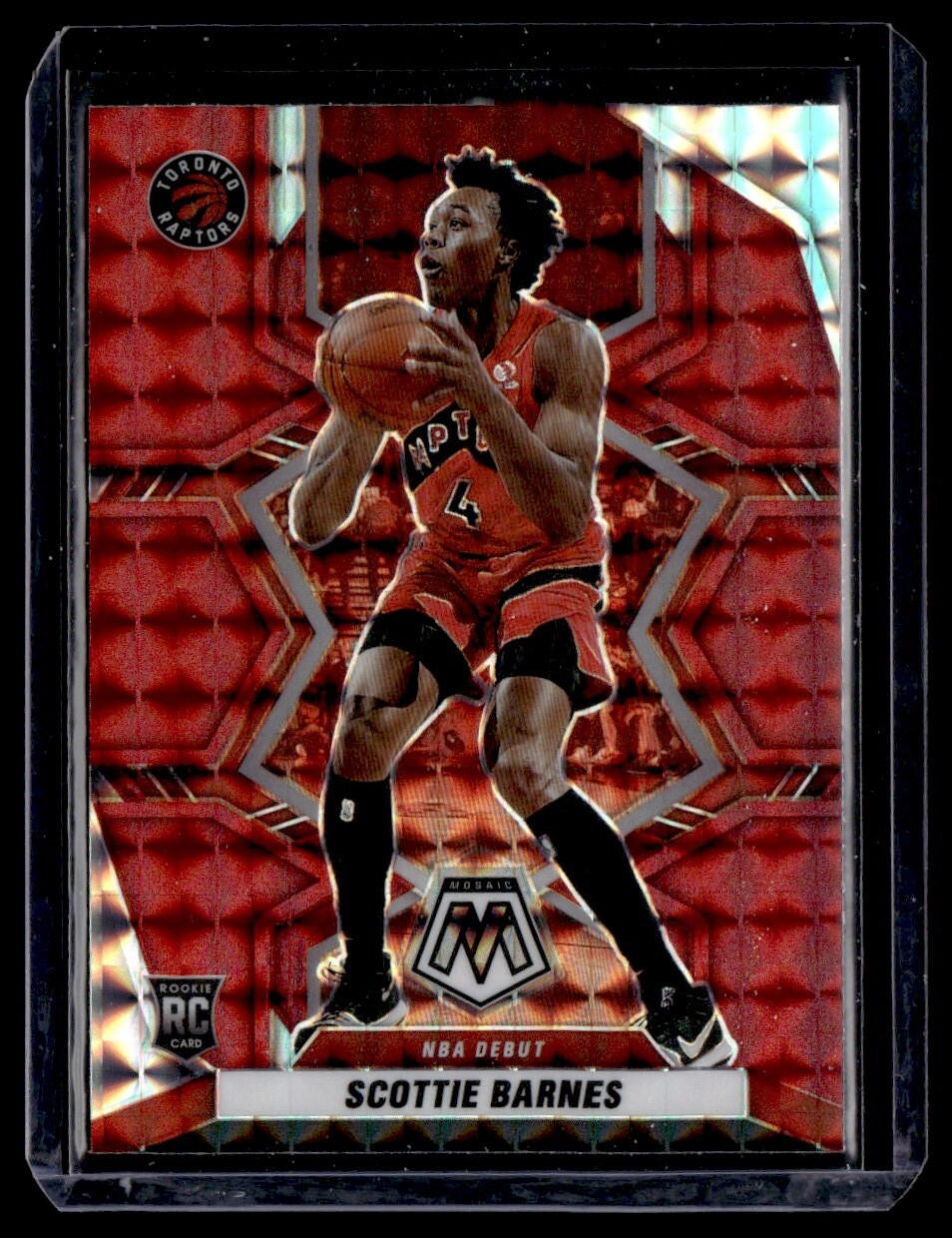 2021-22 Panini Mosaic Red Scottie Barnes RC #264