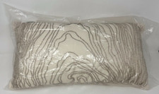 Hotel Collection Agate Pima Cotton Beaded 12" x 22" Decorative Pillow - Neutral