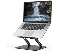 Laptop Stand Riser Adjustable Desk Portable Tray Ventilated Cooling Mount Study