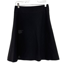 Express Design Studio Skirt Women's Size 2 A-Line Black Knee Length