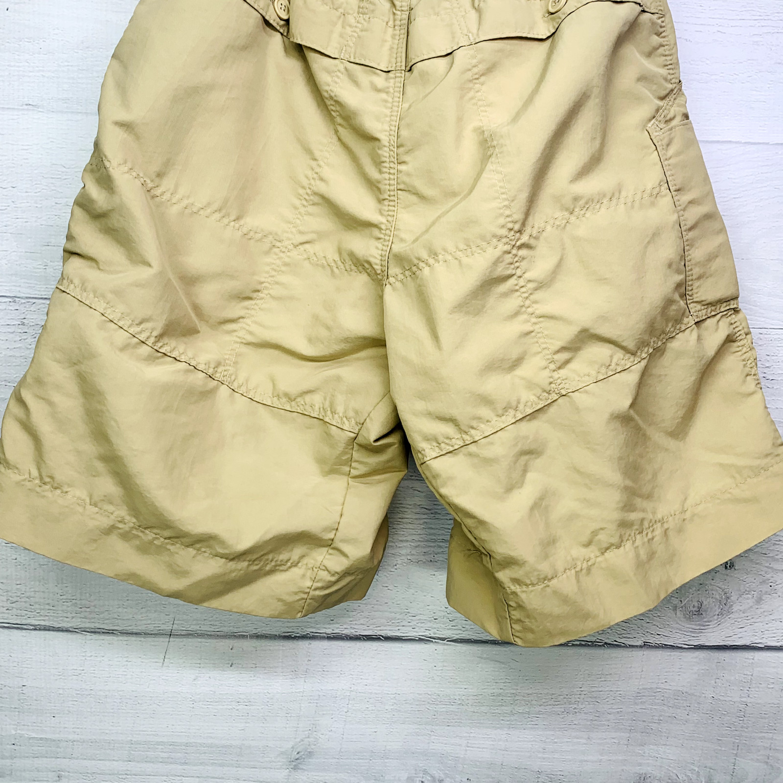 AFTCO Mens Original Fishing Short Khaki Brown Elastic… Gem